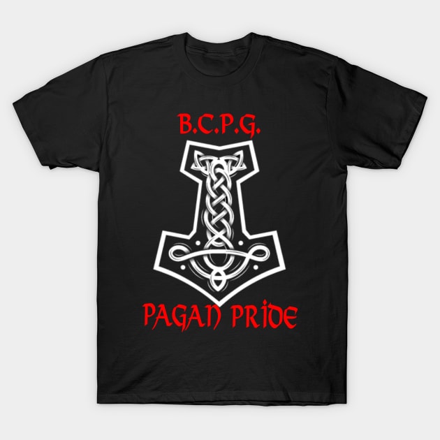 Mjolnir B.C.P.G. T-Shirt by BarrySullivan